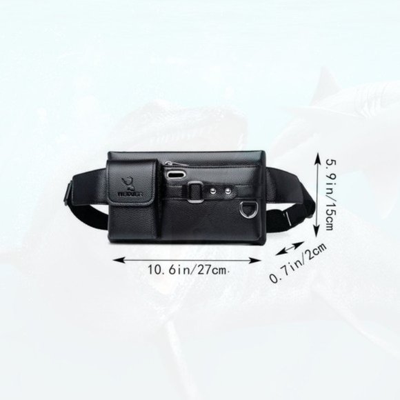 New Basic Waist Bag Black 123 - Picture 4 of 4